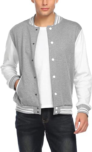 Men's Regular Fit Bomber Jacket-image-32