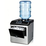 Macchina Di Ghiaccio Portatile, Macchina Di Ghiaccio Domestica, Produzione Automatica A Piena Capacità, Produzione Intelligente, Adatta per Casa E Ufficio
