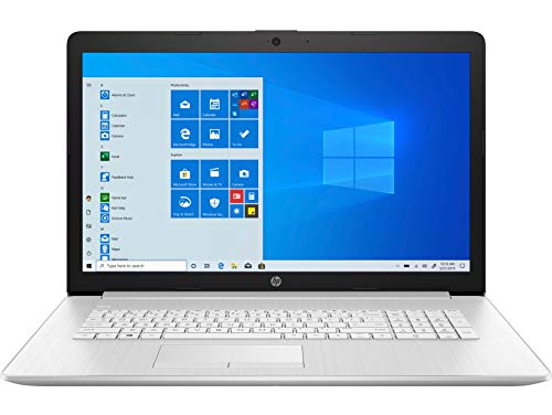 HP Premium 2020 17.3インチ HD Plus 256GB SSD 1.3GHz i7 非タッチスクリーンノートパソコン (8GB RAM、クアッドコア i7-1065G7、光学ドライブ、Windows 10 Home、天然シルバー) 17