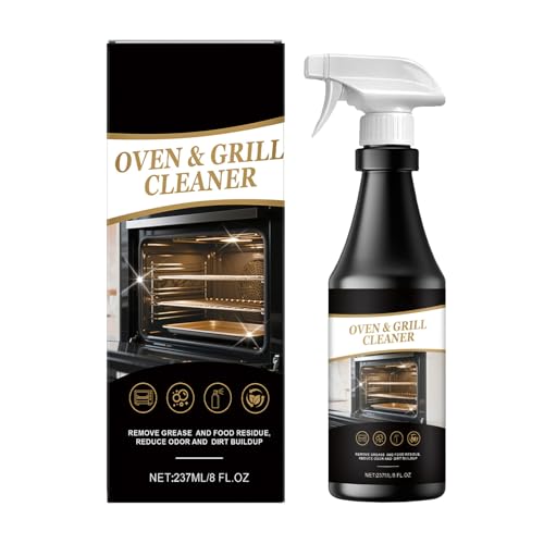 Gel De Limpieza Para Hornos,Spray De Limpieza Profesional Para Parrilla,Limpiador De Parrillas 237ml,Limpiador De Microondas Grill,Disuelve Grasa Y Residuos De Alimentos