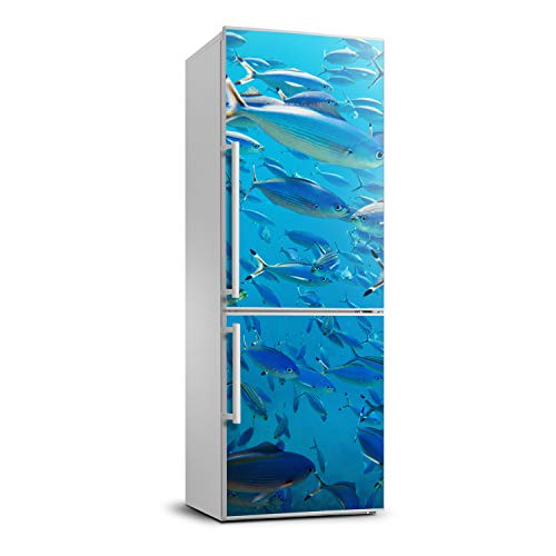 Pegatinas refrigerador Tulup para cubrir arañazos vinilo autoadhesivo 60x180 pez de arrecife 2