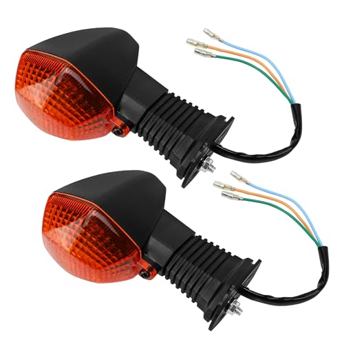 BuleVina 2Pcs Motorcycle LED Turn Signal Indicator Light Blinker Lamp