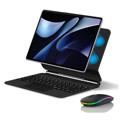 �L�[�{�[�h�P�[�X�K�pHuawei MateBook E Go 12.35-inch�A���C���t���[�e�B���O�J���`���o�[�X�^���h�A�o�b�N���C�g�t���L�[�{�[�h���� �A�����^�ی�P�[�X�A�}���`�^�b�`�g���b�N�p�b�h�A