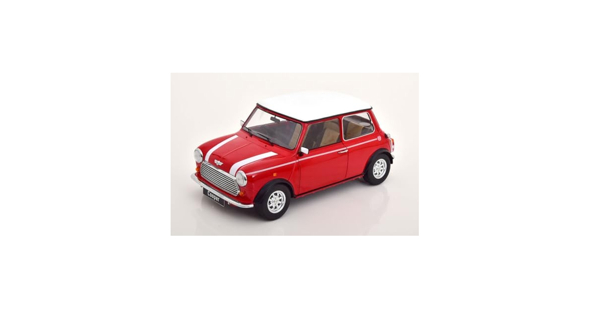 Amazon.co.jp: KK scale 1/12 Mini Cooper RHD red white ダイ