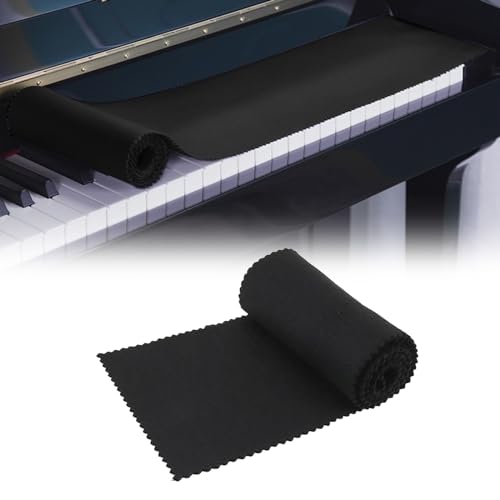 Paño para Cubrir Teclado de Piano, Funda para teclado de piano, Paño Protector para Teclado de Piano, Paño Antipolvo para Teclado, Fácil de Limpiar, 88 teclas