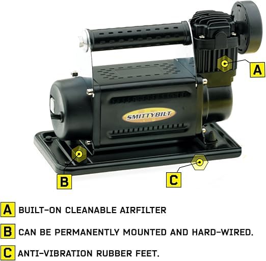 SmittyBilt AIR COMPRESSOR 2.54CFM - SB2780 by Smittybilt - Image 2