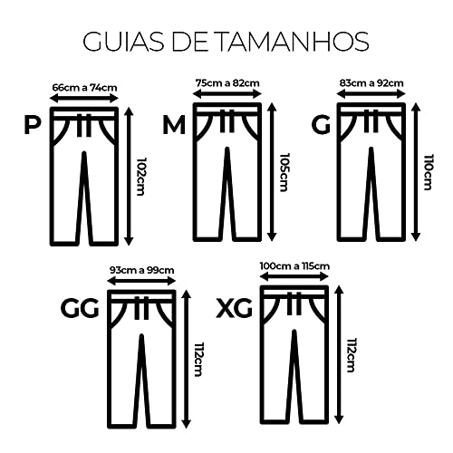 Calça Masculina Tactel Com Ajustes 3 Bolsos (Azul Escuro, G)