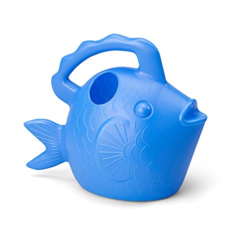 Novelty 30809 Plastic Fish Watering Can, Bright Blue, 1.5Gallon