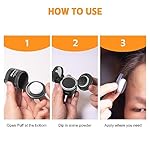 Root Touch Up Instantly Gray Hair Coverage Hairline Powder for Women & Men, Medium Brown for Concealing Hair Loss & Thinning Hair - Image 4