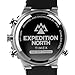 Timex Men's Expedition North Tide-Temp-Compass 45mm Watch - Black Strap Green Dial Stainless Steel Case