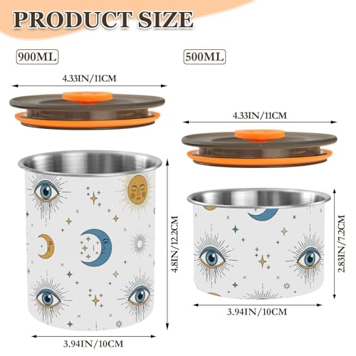 Contenedor de Café Hermético Acero Inoxidable 900 ml miniatura 2