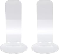 POENVFPO Acrylic Boxing Glove Stand - Vertical Display Holder with Anti-Slip Pads for Gym, Home Desk - Transparent & Stable