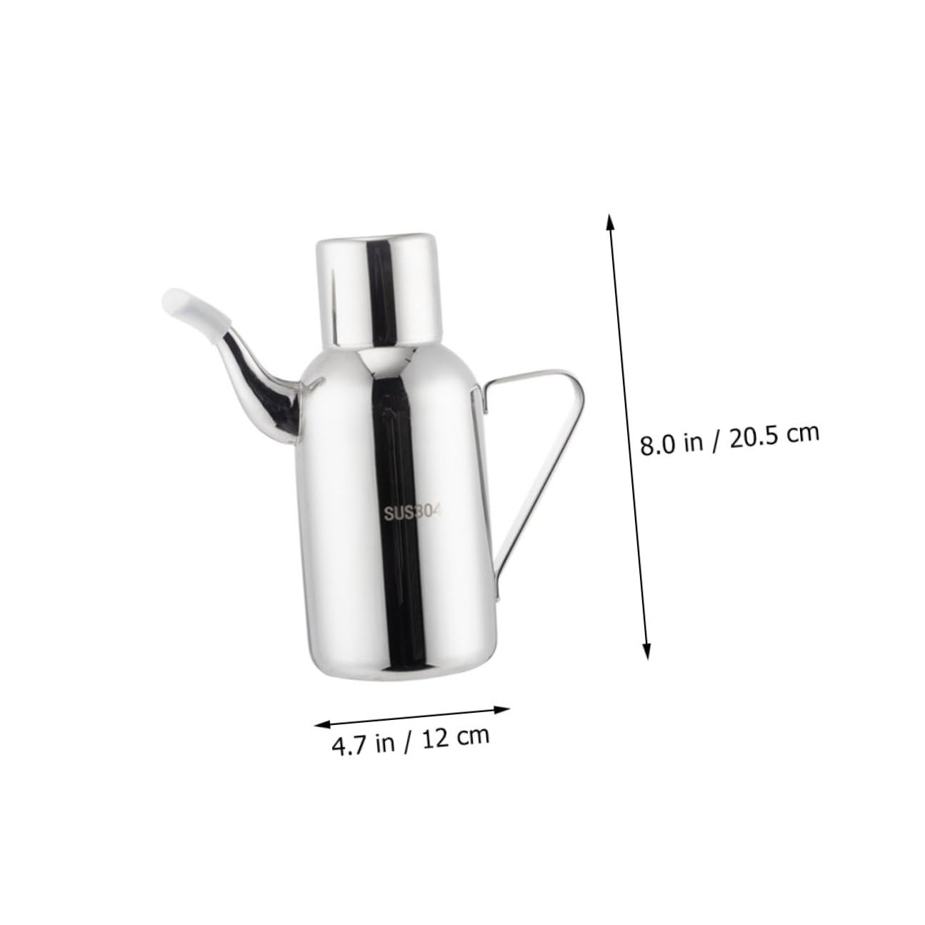 DOITOOL Distributore di Olio in Acciaio Inossidabile 600ml, Barattolo per Olio da Cucina Dosatore, Bottiglia per Condimenti Liquidi Adatta a Casa, Ristorante e Buffet