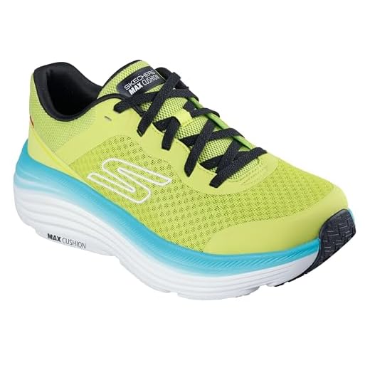 Skechers MAX Cushioning Endeavour Zapatillas para Hombre, Lima, 44 EU