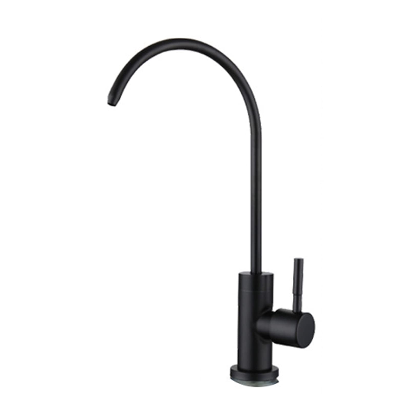 Filtre à eau robinet cuisine col de cygne noir eau froide simple domestique eau potable propre