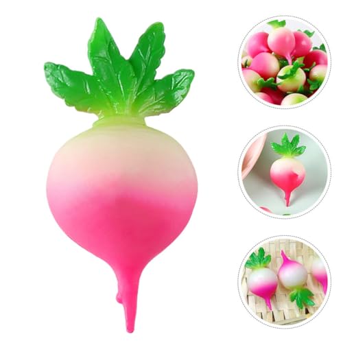 VICASKY Artificial Carrots 6pcs Fake Mini Easter Carrots Lifelike Radish Carrot Artificial Vegetables for Party Home Kitchen Easter Decorations