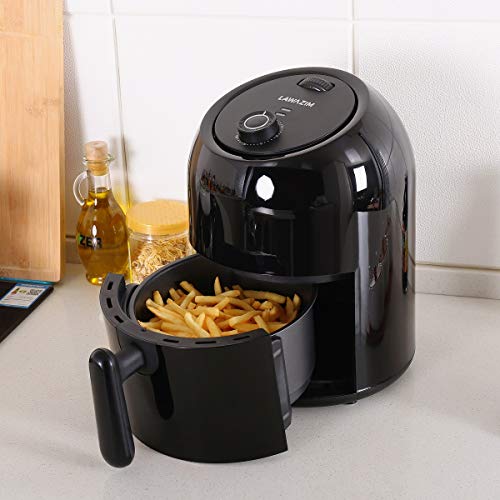 Lawazim Air fryer 2.5L 1000W Electric Hot Air Fryers Oven Oilless Cooker, black, 05-2351-01
