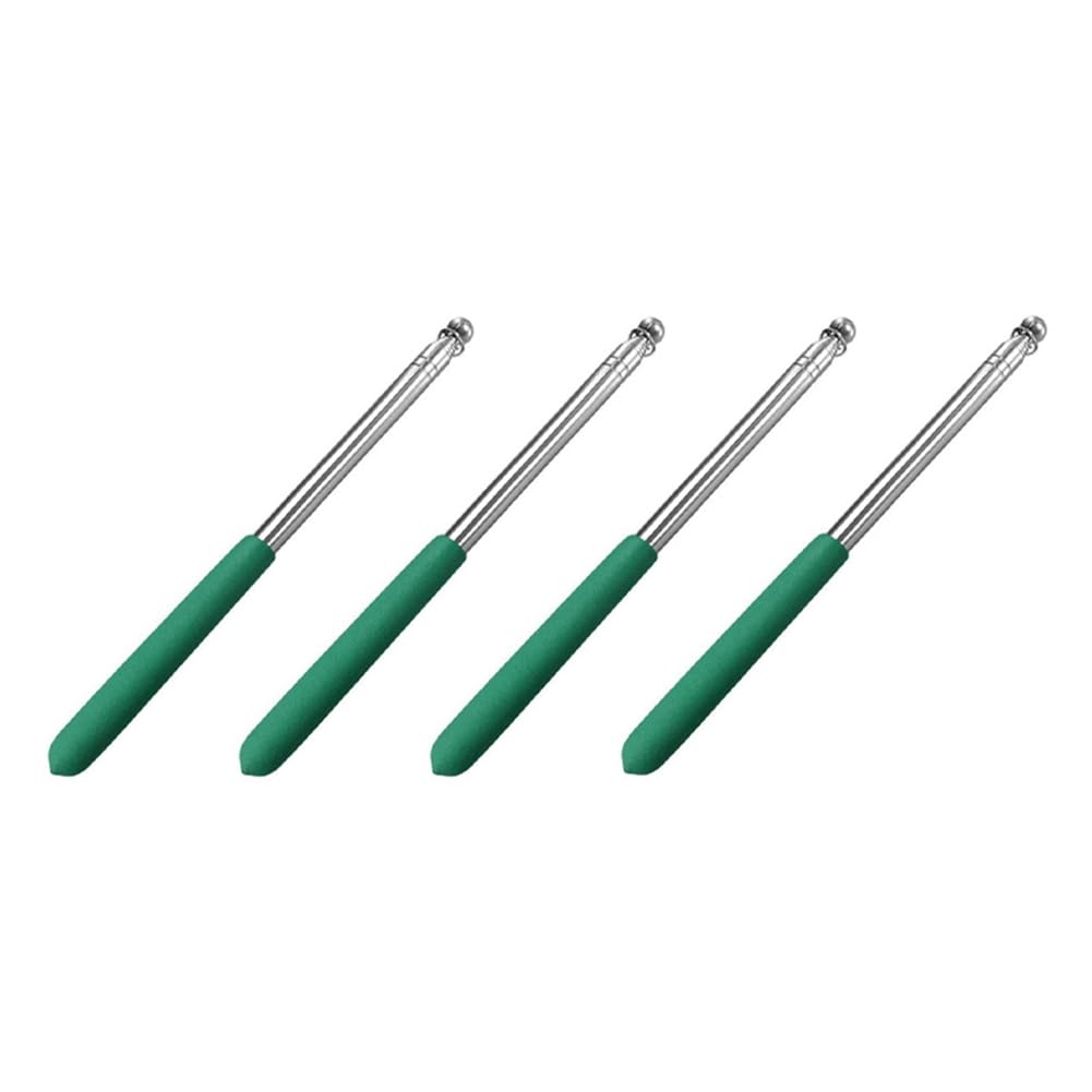 Vjsujehgy Telescopic Handheld Flagpoles, Stainless Steel Extendable Portable Guide Flag Pole for Tour Guides Teacher Pointer E