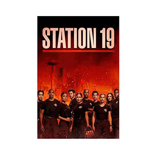 TV-Serie Classic Art Poster Station 19 Leinwand Poster Schlafzimmer Dekor Sport Landschaft Büro Zimmer Dekor Geschenk ungerahmt 30 x 45 cm für 18,32 EUR bei amazon.de Bild: TV-Serie Classic Art Poster Station 19 Leinwand Poster Schlafzimmer Dekor Sport Landschaft Büro Zimmer Dekor Geschenk ungerahmt 30 x 45 cm für 18,32 EUR bei amazon.de