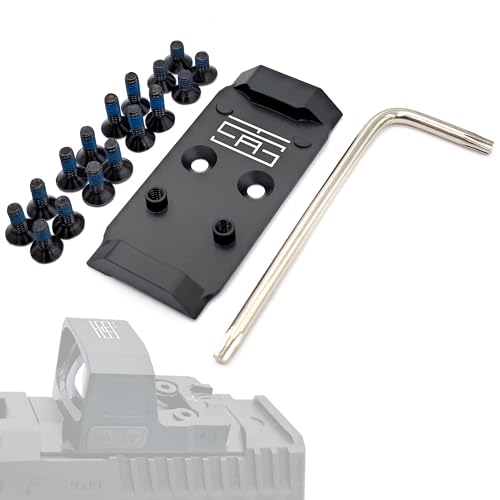 TSA® Adapter Plate for CZ® P-10 F C S OR Compatible with Holosun 407K/507K, Shield RMSc & Romeo Zero Red Dot Optics