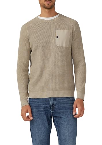 s.Oliver Strickpullover mit Brusttasche und Druckknopf
