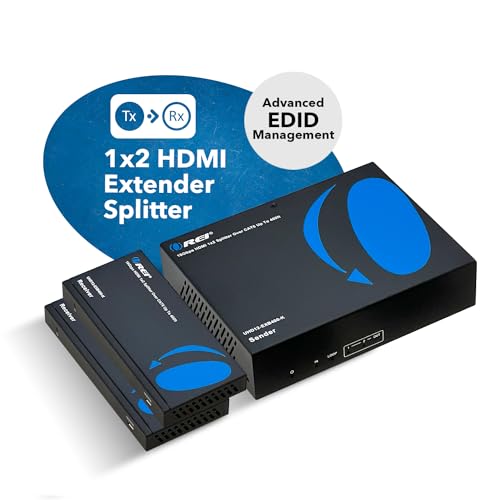 Extensor HDMI 4K Balun OREI ideal para auditorios y sistemas de videovigilancia industrial 4