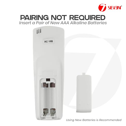 Image of 7SEVEN Compatible AC Remote Control for LG Split and Window Air Conditioner, Match Keys Exactly with Original 16B AC Remote Before Placing Order