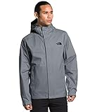 The North Face Men’s Venture 2 Waterproof Hooded Rain Jacket, Mid Grey/Mid Grey/TNF Black, Large