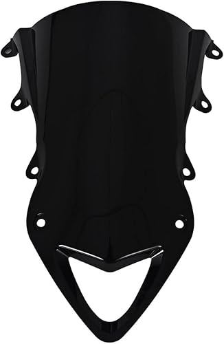 Alerón para parabrisas de motocicleta, deflector de viento compatible con BMW S1000RR 2009 2010 2011 2012 2013 2014 S 1000 RR 09-14 (color negro