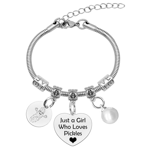 Mwphuy Pickle Gifts for Pickle Lovers Bracelet...
