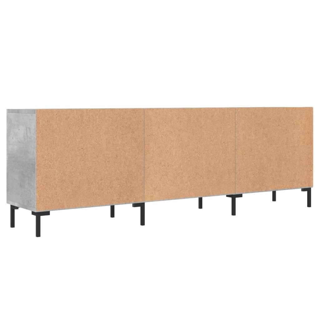 vidaXL Mobile Porta TV Grigio Cemento 150x30x50cm in Legno Multistrato