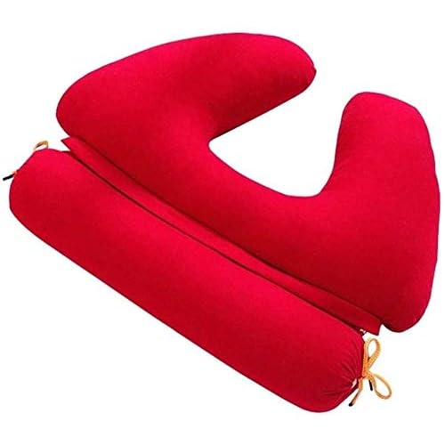 KouRy Travel Pillow, Outdoor Camping Pillow Lightweight, Travel Pillow Cases, for Sleeping Rest, Airplane Car & Home Use (Color : C)