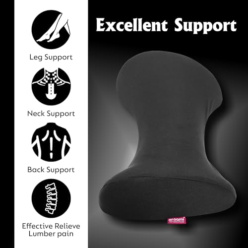 Image of Memory Foam Back Support LUMBER Pillow for Bed, Orthopedic Pillow for Back Pain, Pregnancy Pillow for Back Pain, Bed Pillow for Back Support, Lumbar Support Pillow for Sleeping