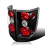 SPEC-D TUNING Tail Lights Brake Lamps Black Compatible with 2005-2010 Honda Ridgeline Left + Right Pair Assembly