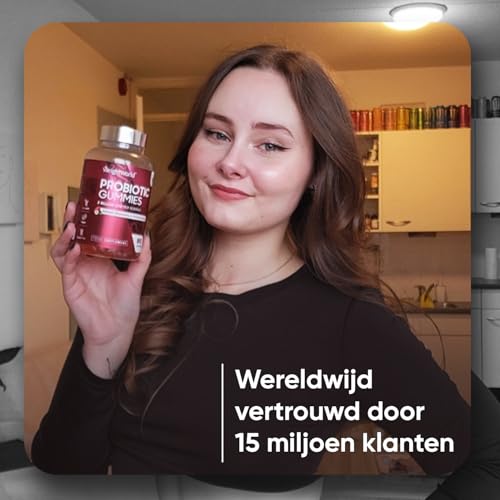 Probiotica gummies - 2 miljard CFU per portie - 90 gummies voor 6 weken voorraad - Met bacillus coagulans en inuline - Gelatinevrij - Natuurlijke vanille- en aardbeiensmaak - van WeightWorld - Afbeelding 6