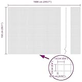 Robuster Drahtzaun aus Stahl 1,5 x 10 m Ideal fuer Garteneinzaeunung