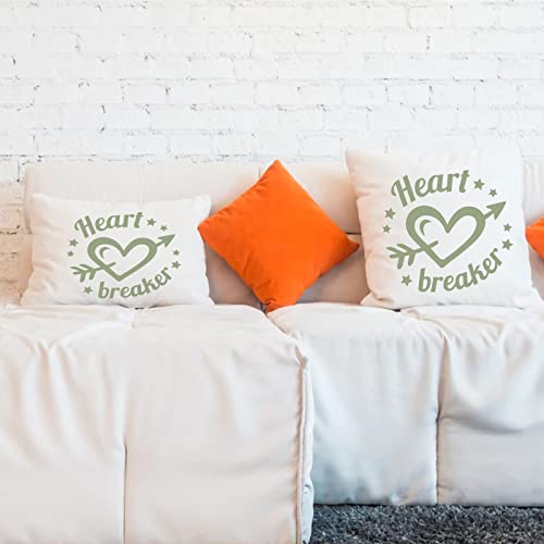 Ahijoy Heat Transfer Vinyl Roll Khai Green Htv Vinyl 12" X 12Ft Pale Sage Green Iron On Vinyl For T Shirts Hats Clothing Garment Fabric #TOP6