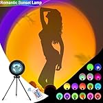 13" Selfie Ring Light with Stand 76" Tall & 2 Phone Holders, Tablet Holder, Sunset Lamp & 51 Color Modes, Desk Tripod, 12 Dimming Levels LED Ringlight for iPhone/TikTok/YouTube Valentine's Day Gift - Image 5