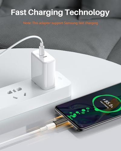 Image of REDWIND Light ing Female to USB C Male Adapter(Pack-2) Support 40W Fast Charging & Data Sync, Type-C to Light ing Adapter for iPhone 16 /15 Pro Plus Promax i-Pad Air-Pods, Samsung (Not for Audio /OTG)