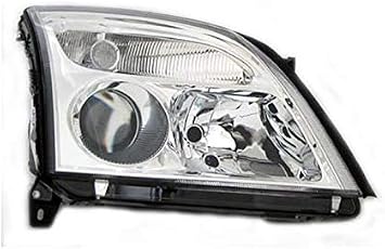Right Headlight Compatible With Opel Vectra C Opel Signum 2002 2003 2004 2005 VP682P Front Car Light Lamp Headlamp Passenger Side Headlights Assembly Projector Chrome LHD