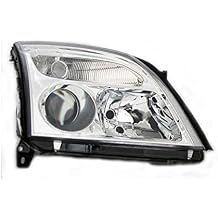 Right Headlight Compatible With Opel Vectra C Opel Signum 2002 2003 2004 2005 VP682P Front Car Light Lamp Headlamp Passenger Side Headlights Assembly Projector Chrome LHD