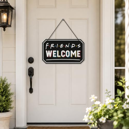 Image of Zesta Wooden Wall Hanging Decorative Items /Hanging Home Wall Decor Items /MDF Decoration Items for Home /Cute Wall Art For Living Room /Home Decor Items Living Room (Friends Theme)