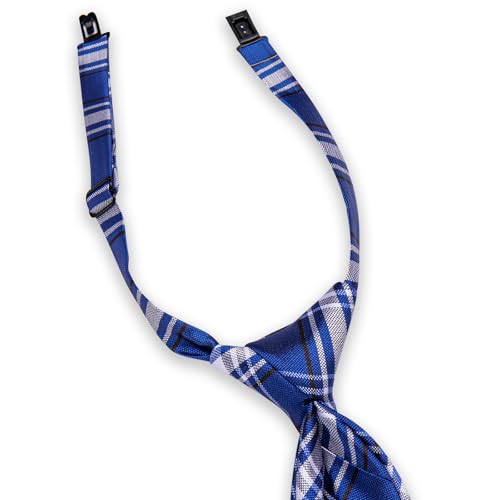 Image of Barry.Wang Boys Ties School Pre-Tied Kids Necktie Handkerchief Clip Set Uniforms Child Ties for 8-14 Years Wedding Party