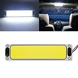 GZRUICA DC12V-36V キャンパー室内灯 LEDルームランプ 貨物灯 車内照明 汎用 小型車 トラック マーカーランプ キャンピングカー テントライト 作業車用 COB素子 ON/OFFスイッチ付き 両面テープ付き 1個入り ホワイト