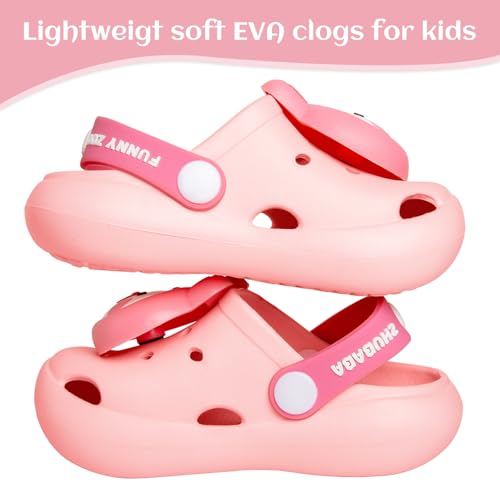 Image of Toddler Little Kids Clogs Slippers Sandals, Non-Slip Girls Boys Clogs Slide Lightweight Garden Shoes Slip-on Beach Pool Shower Slippers