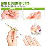 Cuticle Oil for Nails, Nail Oil Infused with Real Flowers, Moisturizes, Strengthens, Repairs, Revitalizing for Nails Damage Dry Cuticle, Formulated with Vitamin E & Sweet Almond Oil, 14ML Jasmine - Image 4