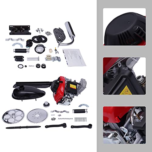 49CC 4-Stroke Gas Bike Engine Kit with 26" Frame and Belt