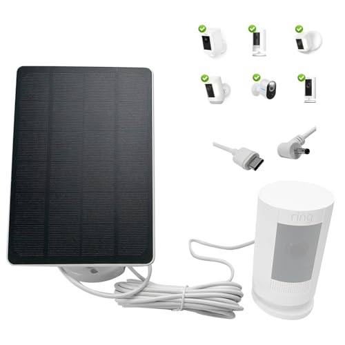VIECAM Solar Panel for Ring Camera, 3W Solar Panel Charger Compatible with Ring Spotlight Cam...