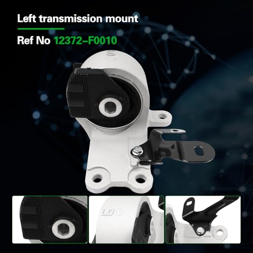 LOONGRIE Engine Motor Mount Kit Compatible with 2018-2022 Camry L4 2.5L Engine, Replace# A42094 10131 1230525010 A42095 10140 1237125011 A42097 10134 1236125040 A42115 10145 1230625030 Set of 4 by loongrie - Image 7