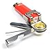 Screwpop Lighter Holder Multi Tool (5-in-1) with Quick Fold-Out Tools - Lighter Holder, Tamper, Reamer, Poker and Bottle Opener